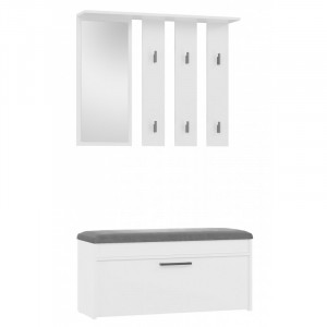 Garderoba PARMA 100x35xH180 biel