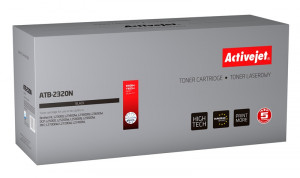 Activejet ATB-2320N Toner do drukarki Brother, Zamiennik Brother TN-2320, TN2320; Supreme; 2600 stron; czarny.