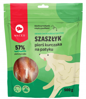 MACED Przysmak dla psa - pierś z kurczaka na patyku