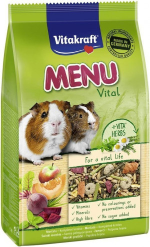 VITAKRAFT Menu Vital - karma dla świnki morskiej - 1 kg