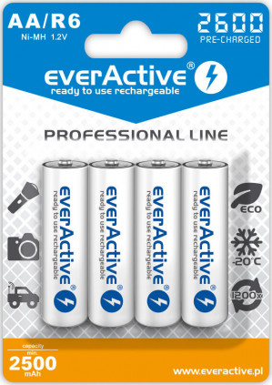 EVERACTIVE AKUMULATORKI AA 2600MAH EVHRL6-2600