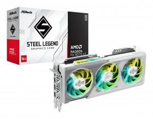 Karta graficzna ASRock Radeon RX 9070 XT Steel Legend 16GB (90-GA5DZZ-00UANF)