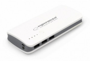 ESPERANZA POWER BANK RADIUM 8000mAh BIAŁO/SZARY EMP106WE