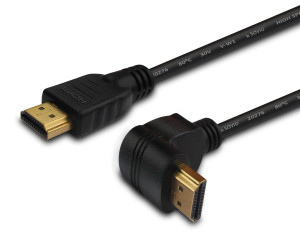 Savio kabel hdmi 1,5m v1,4 3d kątowy hdmi a męskie - hdmi a męskie cl-04 cl-04