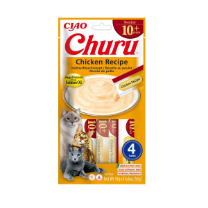 INABA Churu Senior Chicken Recipe - przysmak dla kota - 4x14g
