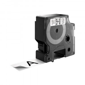 TAŚMA DYMO D1- 24MM X 7M CZARNY/ BIAŁY (53713)