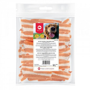 MACED Przysmak paski duo kaczka z wołowiną 500g