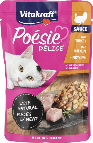 VITAKRAFT POESIE DELICE indyk dla kota - mokra karma dla kota - 85 g