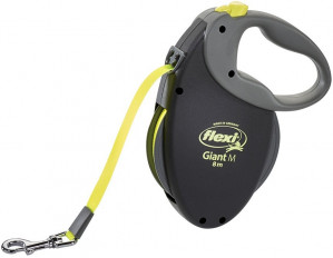 FLEXI Giant Neon M - automatyczna smycz dla psa - 8m