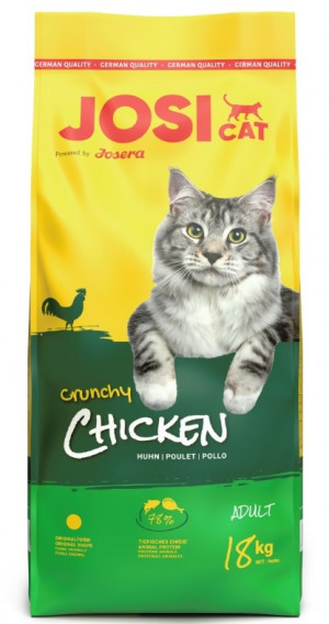 JOSERA JosiCat Crunchy Chicken - sucha karma dla kota - 18 kg