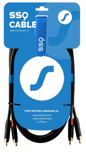 SSQ RCARCA5 - Kabel 2xRCA- 2xRCA 5 metrowy