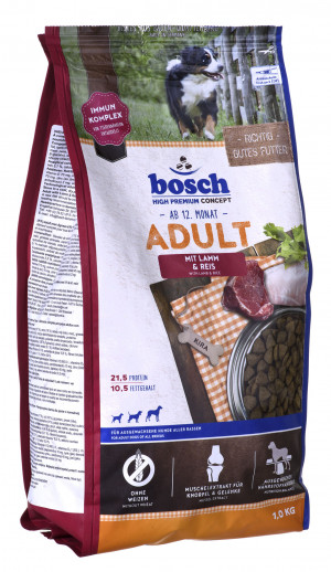 BOSCH Adult Lamb & Rice 1kg - sucha karma dla psa