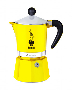 Kawiarka Bialetti Rainbow 3 tz żółta