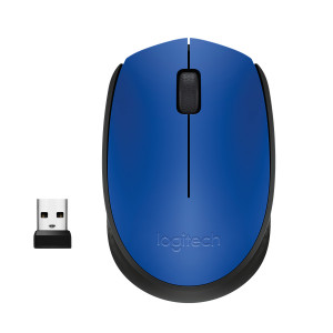 Mysz Logitech M171 bezprzewodowa, niebieska