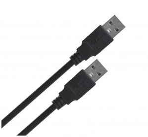 LANBERG KABEL USB-A 2.0 M/M 1M CZARNY