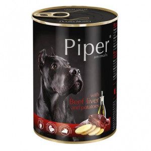 DOLINA NOTECI Piper z wątróbką, wołowiną i ziemniakami, karma mokra dla psa 400g
