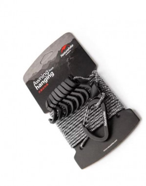 Linka wspinaczkowa Naturehike Awning Hang Rope NH19PJ040 -DARK GREY