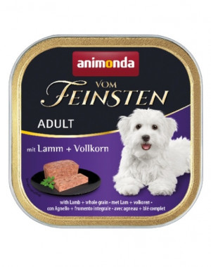 ANIMONDA Vom Feinsten Adult Jagnięcina i pełne ziarno - mokra karma dla psa - 150g
