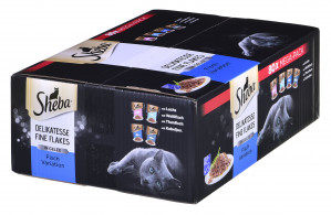 SHEBA Delikatesse Rybne Smaki w galaretce - mokra karma dla kotów - 80x 85 g