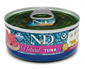 FARMINA N&D Cat Natural Tuna - mokra karma dla kota - 70 g