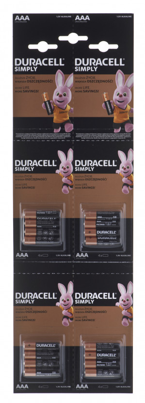 Bateria DURACELL Basic AAA/LR03 K4