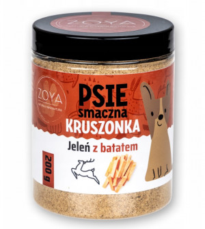 ZOYA Kruszonka Jeleń z batatem - przysmak dla psa - 200g