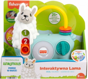 Fisher Price Linkimals Interaktywna Lama 123 HNM86 (polska wersja)