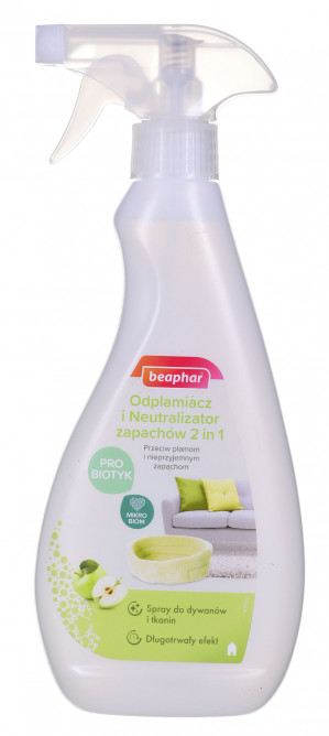 BEAPHAR - odplamiacz i neutralizator zapachów - 500ml