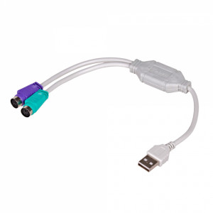 Adapter Akyga AK-AD-15 USB - 2xPS/2 M-F