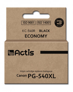 Actis KC-540R Tusz do drukarki Canon, Zamiennik Canon PG-540XL; Standard; 22 ml; czarny.