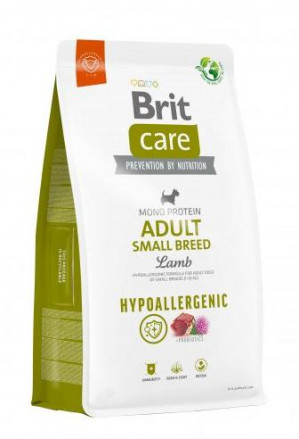 BRIT Care Mono Protein Hypoallergenic Adult Małe rasy Jagnięcina z ryżem - sucha karma dla psa - 3 kg