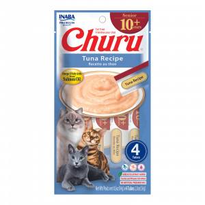 INABA Churu Senior Tuna Recipe - przysmak dla kota - 4x14g