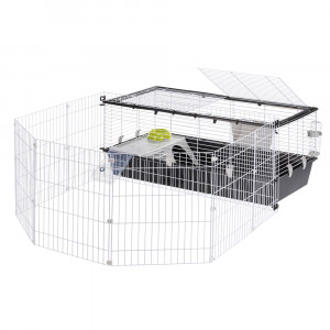 FERPLAST Parkhome 120 - klatka dla królików i świnek morskich - 118x164x56 cm