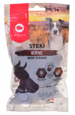MACED Smart + Steki wołowe - przysmak dla psa 100g