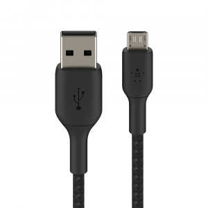 BELKIN BOOST CHARGE MICROUSB - USB-A BR,1M,BLK