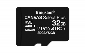 KINGSTON microSDHC Canvas Select Plus 100R + ADP