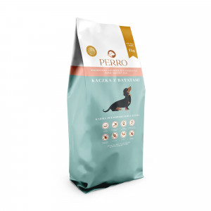 PERRO Kaczka z batatami Małe rasy - sucha karma dla psa - 1kg