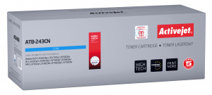 Activejet ATB-243CN Toner do drukarki Brother, Zamiennik Brother TN-243C; Supreme; 1000 stron; błękitny.