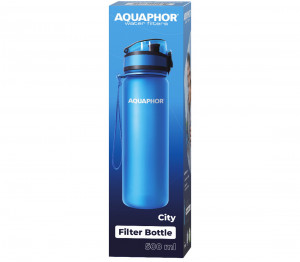 Butelka filtrująca Aquaphor City, poj. 500ml, niebieska, 1 wkład