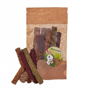 FACTORYHERBS Paluszki ziołowo-warzywne - przysmak dla gryzoni i królika - 50g