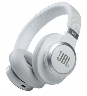 Słuchawki JBL LIVE660BT NC (białe, bezprzewodowe, nauszne)