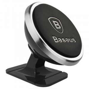 Magnetyczny uchwyt do telefonu Baseus - srebrny