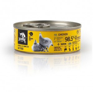 3COTY Kurczak ze spiruliną Senior - mokra karma dla kota - 80g