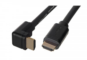 UNITEK KABEL KĄTOWY HDMI 2.0,90',4K60HZ,2M,Y-C1001