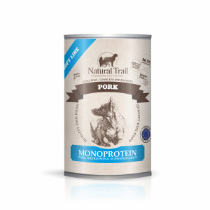 NATURAL TRAIL Wieprzowina - mokra karma dla psa - 400g