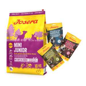 JOSERA MiniJunior - sucha karma dla psa - 10kg + GRATIS