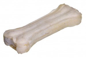 MACED Kość prasowana biała 11cm 1szt.
