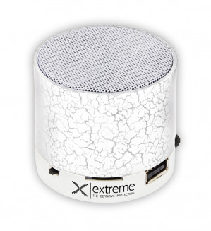 EXTREME GŁOŚNIK BLUETOOTH FM FLASH BIAŁY