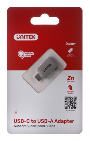 UNITEK ADAPTER USB-C-USB-A 3.1 GEN1, M/F, A1025GNI