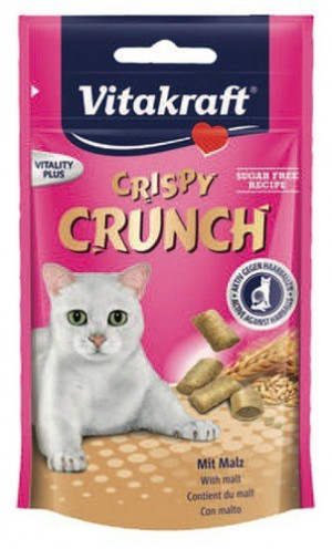 VITAKRAFT CRISPY CRUNCH słód - przysmak dla kota - 60 g